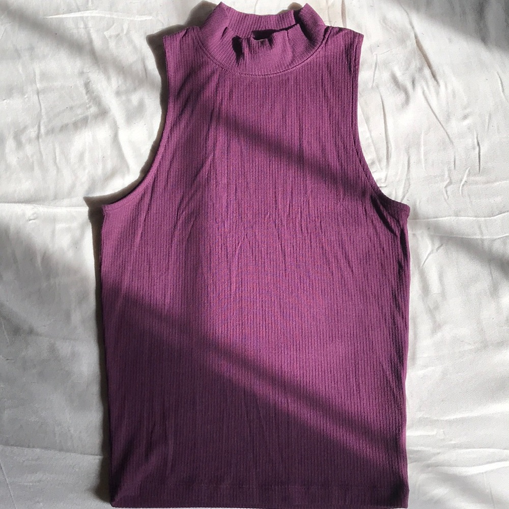 high neck tank top